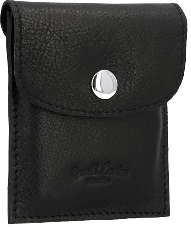 Gusti Leder Aufbewahrungstasche Oddo - Häkeletui Stricktasche Utensilien Aufbewahrung Damen Herren Schwarz Leder