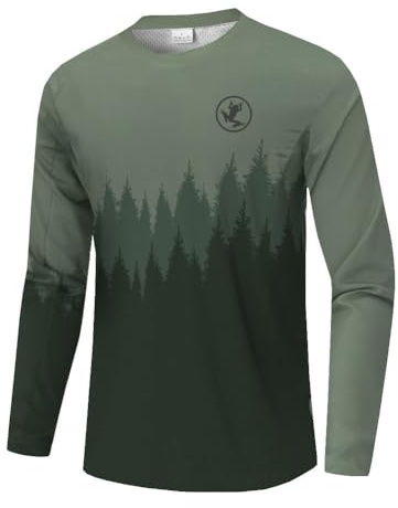 UGLY FROG CX Radfahren Trikots & Shirts Herren Mountainbike Motocross Jersey Langarm MTB T-Shirt,Shirt Downhill Fahrrad Jersey Schnelltrocknend