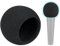 SOULWIT 4Pcs Microphones Pop Filter for Shure SM58/SM58 Pro/BETA 58A, Protective Mic Cover Windscreen Foam - Black
