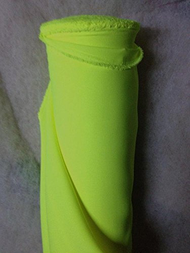 Tissus BURLINGTON VERT FLUO deco nappe habillement au 0.50 metre largeur 150 cm