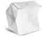 Foldio3 (Lichtzelt für Produktfotografie / 60 x 60 cm/Tragbares Studio, dimmbare LED-Chips, CRI 97+, Hintergrundfolie im Lieferumfang enthalten | ORANGEMONKIE | All-in-One-Fotostudio)