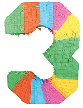 Pinata Geburtstag Schlagpinata Event Zahlen 0-9 Kindergeburtstag Partydeko Dekoration Geburtstagsdeko (3)