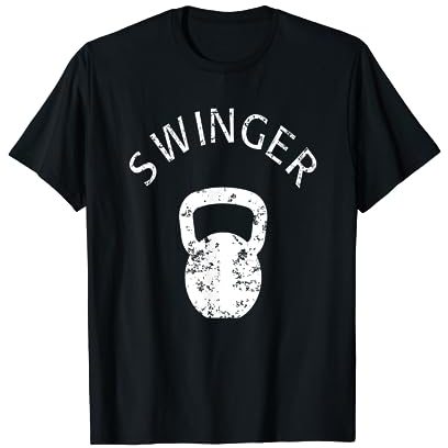 Swinger Kettlebell Fitness Training Sportler Hantel Muskel T-Shirt