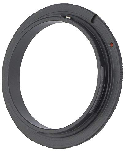 Mugast Makro-Fotografie Reverse Lens Adapter, 52 mm, 55 mm, 58 mm langlebige Aluminiumlegierung Makro-Aufnahme Reverse Adapter Ring für Canon EOS Mount DSLR-Kamera(52 MM)