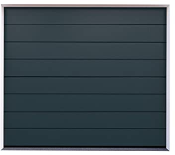 DoorHan Sektional Garagentor mit Antrieb und Handsender | zu Selbstmontage | Größen wählbar | (RAL 7016 (Anthrazitgrau), Breite 2750 mm x Höhe 2280 mm)