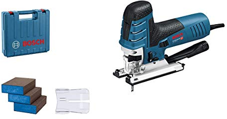 Bosch Professional Scie Sauteuse GST 150 CE (780 W, avec 3 Éponges, Set d’Aspiration, Capot de Protection, Patin, Pare-Éclats, 1 Lame pour Bois, dans Coffret de Transport) - Édition Amazon