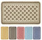 OLIVO.shop | MELODY Tappeto cotone lavabile in lavatrice, Tappeti cotone economici 50x80 cm, rombi (Nocciola)