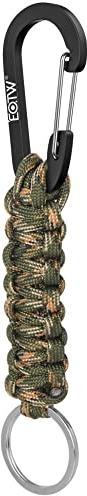 EOTW Paracord Schlüsselanhänger Karabiner Karabinerhaken D Ring Schlüsselband Schlüsselring für Motorrad Auto Camping Wandern Männer Frau Kinder (1Oliventarn)