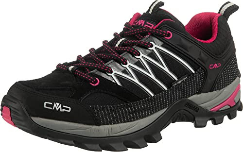 CMP Women's Rigel Low WMN Trekking Shoe WP, Black Glacier, 7 UK