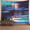 Beydodo Wandteppich Jugendzimmer, Wandbehang Modern Elektronische Technik Thema Programm Wall Hanging Tapisserie 200X200CM