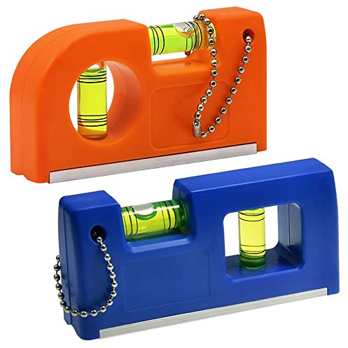 Wasserwaage Magnetisch, XiXiRan Wasserwaage, Wasserwaage Klein, Mini Wasserwaage, Taschenwasserwaage Magnetisch, Niveau Mit Seltenerd-Magnetsystem und Gürtelclip