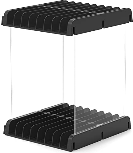 MatoSan® Universal Disc Tower – Ständer & Wandhalterung für 32 Spiele – Aufbewahrungssystem für Spielesammlungen – Platzsparender Game Organizer – Wandmontage möglich