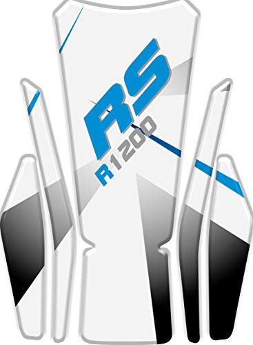 Tankpad aus Kunstharz, 3D-Effekt, kompatibel mit B.M.W. R1200 RS v1