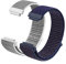 Vicloon Nylon Fabric Watch Straps, Pack of 2 Quick Release Watch Strap 18mm Nylon Replacement Watch Band for Men and Women Multicolors (Seashell+Indigo)