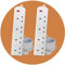 K-Mart 2m 4 Gang Extension Lead UK Pin Plug and Cable - 250 Volts Power Adapter (White - 2 Pack)