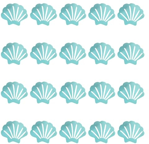 Coyoax 20 pegatinas antideslizantes para ducha, antideslizantes, para ducha, bañera y escaleras