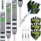 Unicorn Callan der Aufstand Rydz Dartpfeile Set, grün/schwarz, 21 g