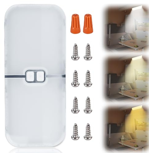 12-24V RV Lampen Wohnmobil, 3 Farbtemperatur Dimmbar LED Lampen Wohnmobil mit Speicherschalter, LED Deckenleuchte Wohnmobil, Dach Wohnmobilbeleuchtung für RV Camping LKW Wohnwagen Wohnmobil Boot