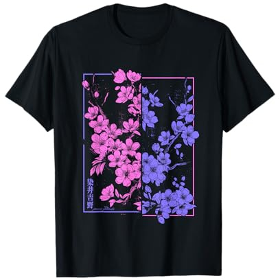 Japon Ukyio-e Esthétique Japonaise Fleurs De Cerisier T-Shirt