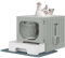 YITAHOM Cat Litter with Hood(Grey)