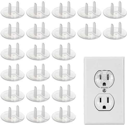 50 Pack Outlet Covers Baby Proofing Clear Outlet Covers Safety Plug Covers
