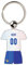 Porte Clé Football France Maillot Extérieur 2024 Personnalisable avec Nom et Numéro