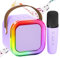 Kinder Karaoke Maschine mit Karaoke mikrofon Kinder: Wowstar Kinder Karaoke mit Mikrofon - Mini Karaoke Maschine - Karaoke Set Box - Geschenk für Mädchen- Kinder Spielzeug Musikinstrumentzubehör