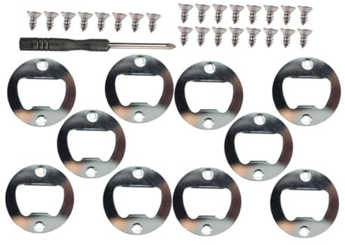 Amosfun 3 Sätze Flaschenöffner Zubehör kreativ bastelset flaschenöffner werkzeug Zubehör für Bieröffner Werkzeug zur Herstellung von Bieröffnern Flaschenöffner Bausatz Bieröffner Schraube