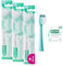 GUM SMART ONE Bürstenköpfe | Kompatibel mit der GUM SMART ONE elektrischen Zahnbürste | Indikatorborsten | 6x Bürstenköpfe | 1x SOFT-PICKS PRO Probe M | Mint
