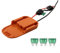 Adaptateur de batterie compatible avec Ridgid et AEG 18 V avec fusible et câblage robuste pour une connexion électrique sécurisée