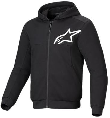 Alpinestars Chrome V2 Sport Sweat à capuche zippé de moto, schwarz, 4XL