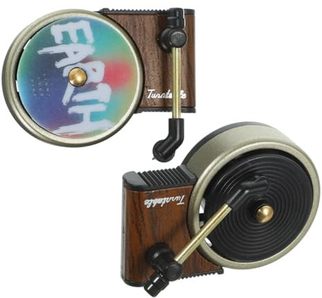 MUCKLILY 2sets Vinyl Record Air Freshener Car Turntable Car Air Freshener Vent Clip Aromatherapy Diffuser