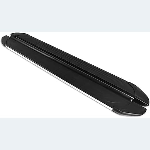 ZKNing Voiture Marchepieds Latéraux Barres pour Ford Transit Custom 2012-2020 Corto L1-2X, 2 pièces Jupes latérales Latérales Marchepied Voiture Auto Latérale Pédales Marchepieds Support Protectio
