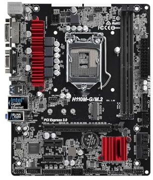 scheda madre Scheda madre Fit For ASRock H110M-G/M.2 LGA 1151 2×DDR4 32GB PCI-E 3.0 M. USB2. Intel H110 for CPU Core i3-6100 i7-6700K