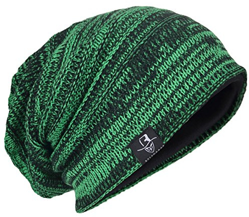 Herren Strickmütze Slouch Baggy Skullcap Vintage Wintermütze B5001