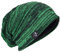 Herren Strickmütze Slouch Baggy Skullcap Vintage Wintermütze B5001 (Grün)