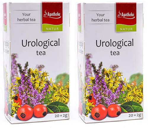 Urological Tea Herbal Water Infection Treatment Aid Urologicky Caj (Pack of 2)