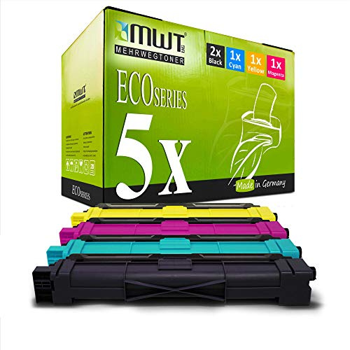 5X Kraft Office Supplies XXL Toner im Set kompatibel für Brother MFC-L 3710 CW MFC-L 3730 MFC-L 3740 CDN MFC-L 3750 MFC-L 3770 CDW ersetzt TN-247