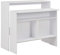 vidaXL Bartisch mit 2 Tischplatten Bartresen Stehtisch Bistrotisch Tresentisch Küchentisch Küchentheke Tresen Bar Frühstückstisch Weiß 130x40x120cm