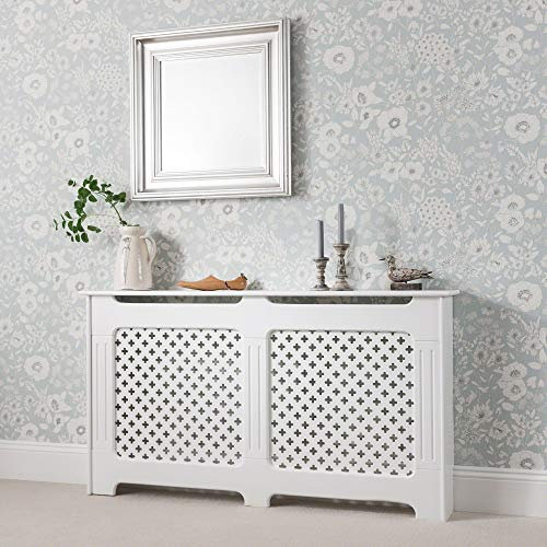 Laura James Radiator Cover Cabinet White Painted Large Traditional (large)