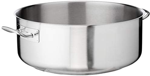 LACOR 8414271003882 Cacerola sin Tapa, 50 cm, Stainless Steel