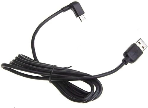 Kfz-Ladegerät für Tomtom – rechtwinkliges Micro-USB-Kabel 1,5 m – zum Aufladen und Synchronisieren von PCs – TomTom GO, GO Live, Rider, Start, Via Live und alle Micro-USB-Geräte