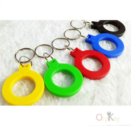 Access RFID Proximity Card 125Khz EM4100 Chip Keychains Tag Token Key Fob 50pcs