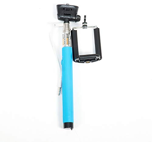 Hochwertige Marken Z07-5S Selfie-Stick. Blau