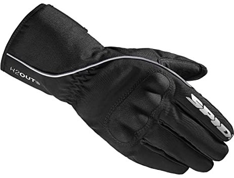 SPIDI WNT-3 H2Out Damen-Motorradhandschuhe (Schwarz/Weiß, M)