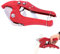 Tagliatubi in PVC 42 mm, Tagliatubi a Cricchetto in Plastica, Cesoie per Tubi in Plastica, Utensile da Taglio per Tubi in PPR PE per Il Taglio di Tubi in PVC, Tubi in PEX, Tubi in Plastica, Butyeak