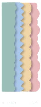 Craftelier - Stanzschablonen Set Creativ Borders für Scrapbooking, Bastel- und KartenProjekte | Geeignet für verschiedene Materialien | Größe 16 x 0,7-1,07 cm