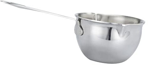 YARNOW Ergonomic Handle Small Saucepan 150ml Non Stick Pan for Cooking Steam Pot Korean Noodle Pot