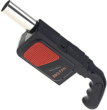 Tbest Grill Fön, Grillgebläse,Elektrisches BBQ-Gebläse, BBQ-Grill-Starter, Tragbares Handheld Elektrisches Grillventilator BBQ-Lüfter-Luftgebläse Für Outdoor-Camping, Picknick, Grill, Kochwerkzeug