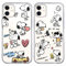 nurkorki [2 Stück Schutzhülle für iPhone 11 Hülle 6,1, Handyhülle Niedlich Karikatur Muster Weiches Transparente TPU Silikon Einzigartige Lustig Beschützen Hülle für iPhone 11